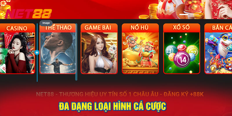 đa dạng loại hình cá cược